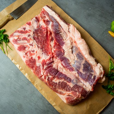 Свинина ребрышки мясные 900 г - купить в Курукнуре